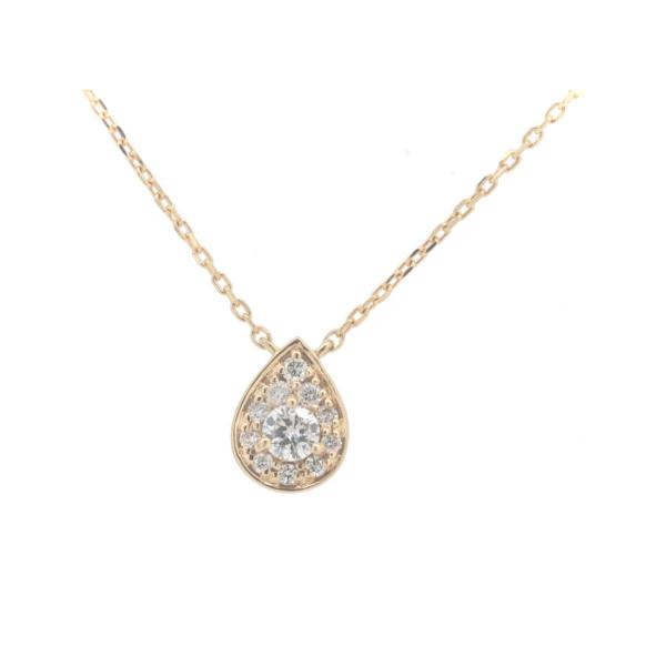 4°C Ladies' Diamond Necklace in K18 Yellow Gold - Preowned