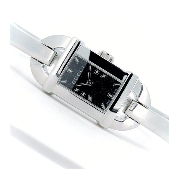GUCCI YA068587 6800L Women's Watch, Black and Silver, Constructed of Stainless Steel  YA068587 6800L