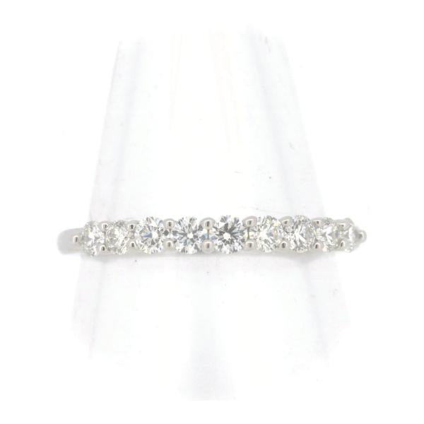 [LuxUness]  GSTV Half Eternity Diamond Ring in Platinum PT950 - Size 11, Diamond 0.40ct for Women in Excellent condition