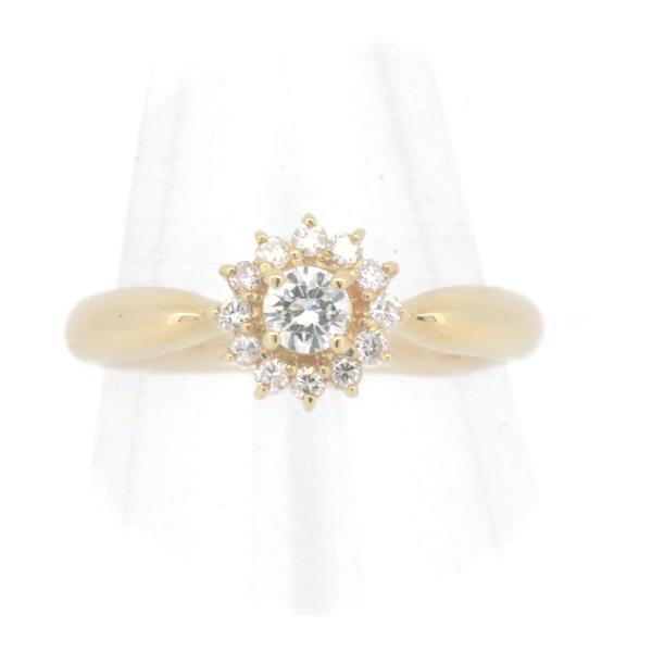 Vandome Aoyama Diamond Ring, 0.27ct, Size 11, K18 Yellow Gold, Gold for Women