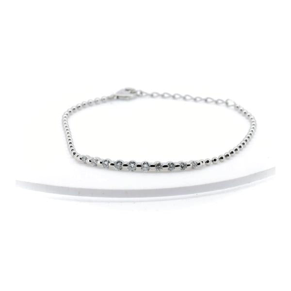 Platinum PT900/PT850 Diamond Bracelet 1.02ct, for Women (Pre-Owned)