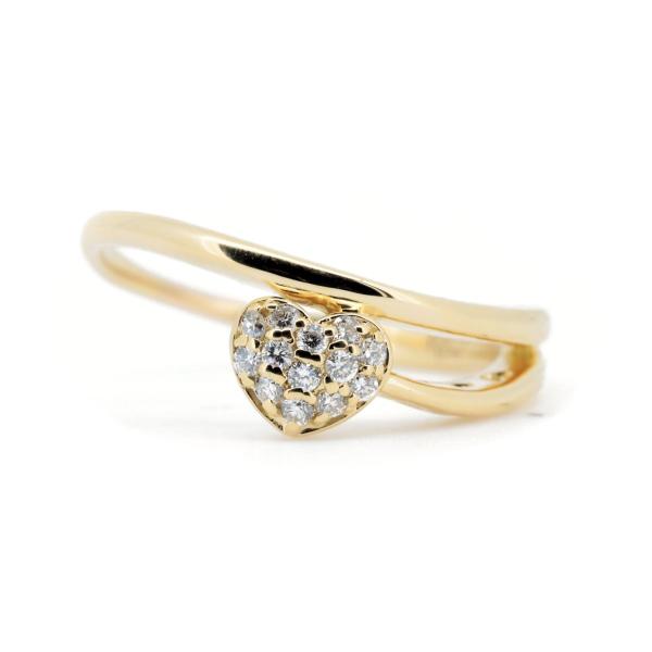 Ponte Vecchio - Diamond Ring of 0.12ct in K18 Yellow Gold, Size 11, Gold for Women (Pre-owned)