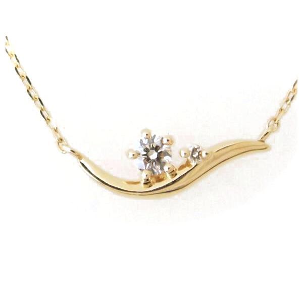 [LuxUness]  4℃ Diamond Necklace in K18 Yellow Gold (18K Gold) Women's from YonDoSi - Second Hand  in Excellent condition