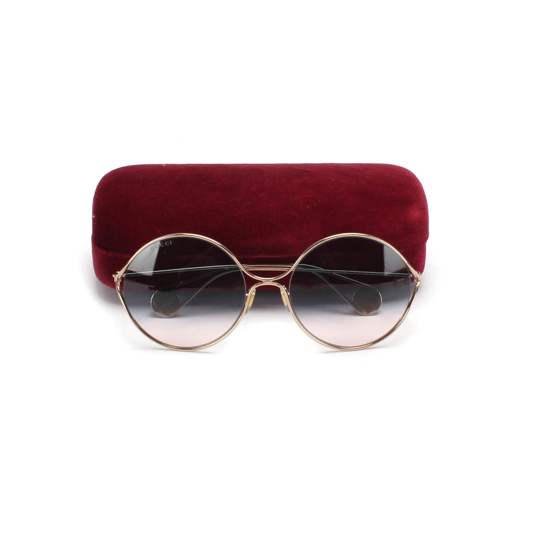 Faux Pearl Accents Oversize Sunglasses