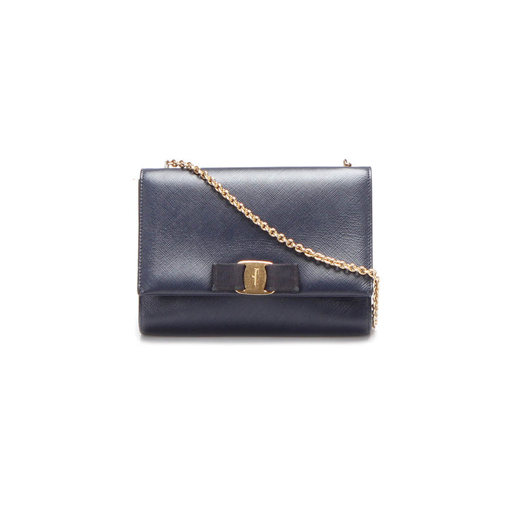 Vara Bow Leather Crossbody Bag