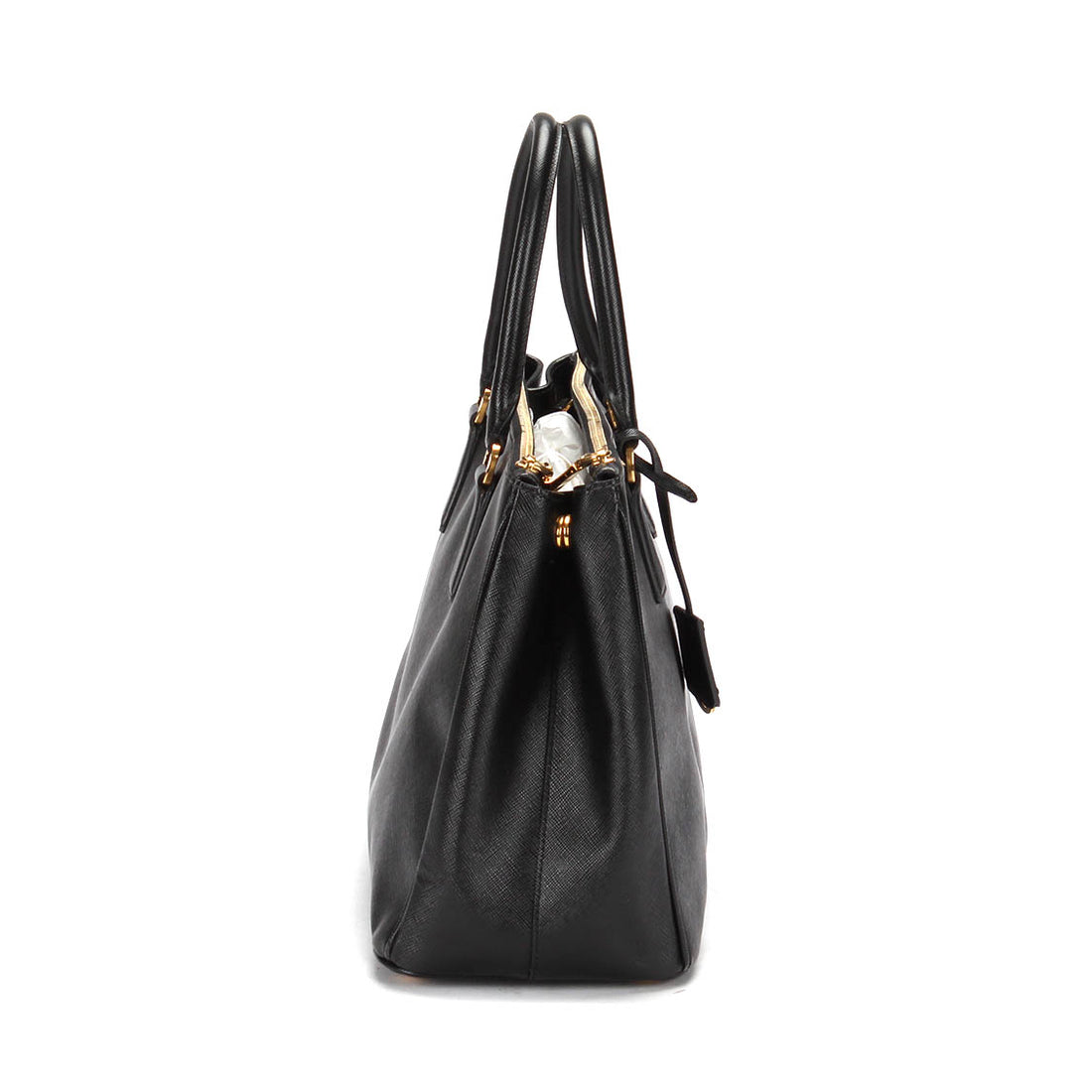 Saffiano Double Zip Galleria Tote Bag