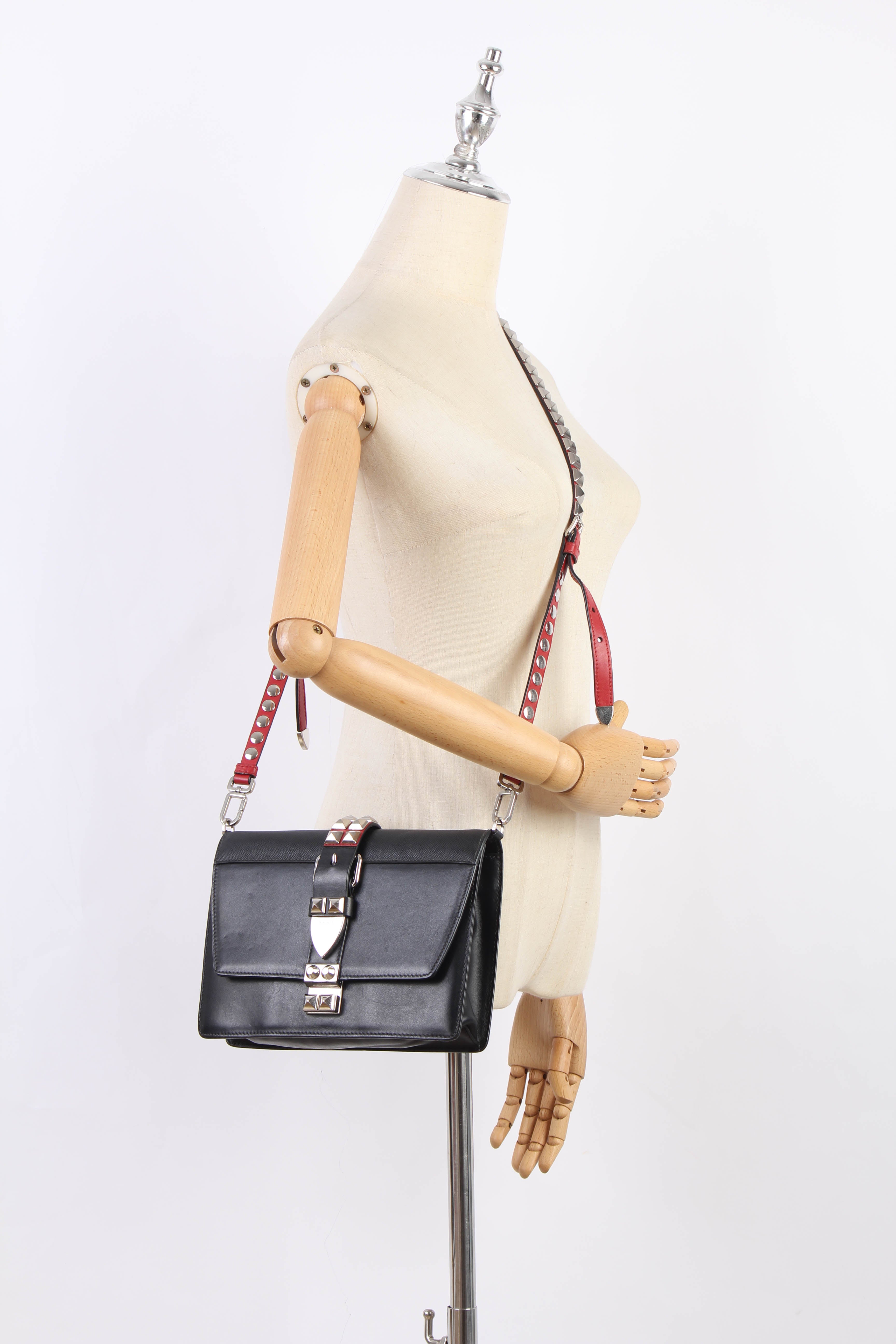 Elektra Leather Crossbody Bag