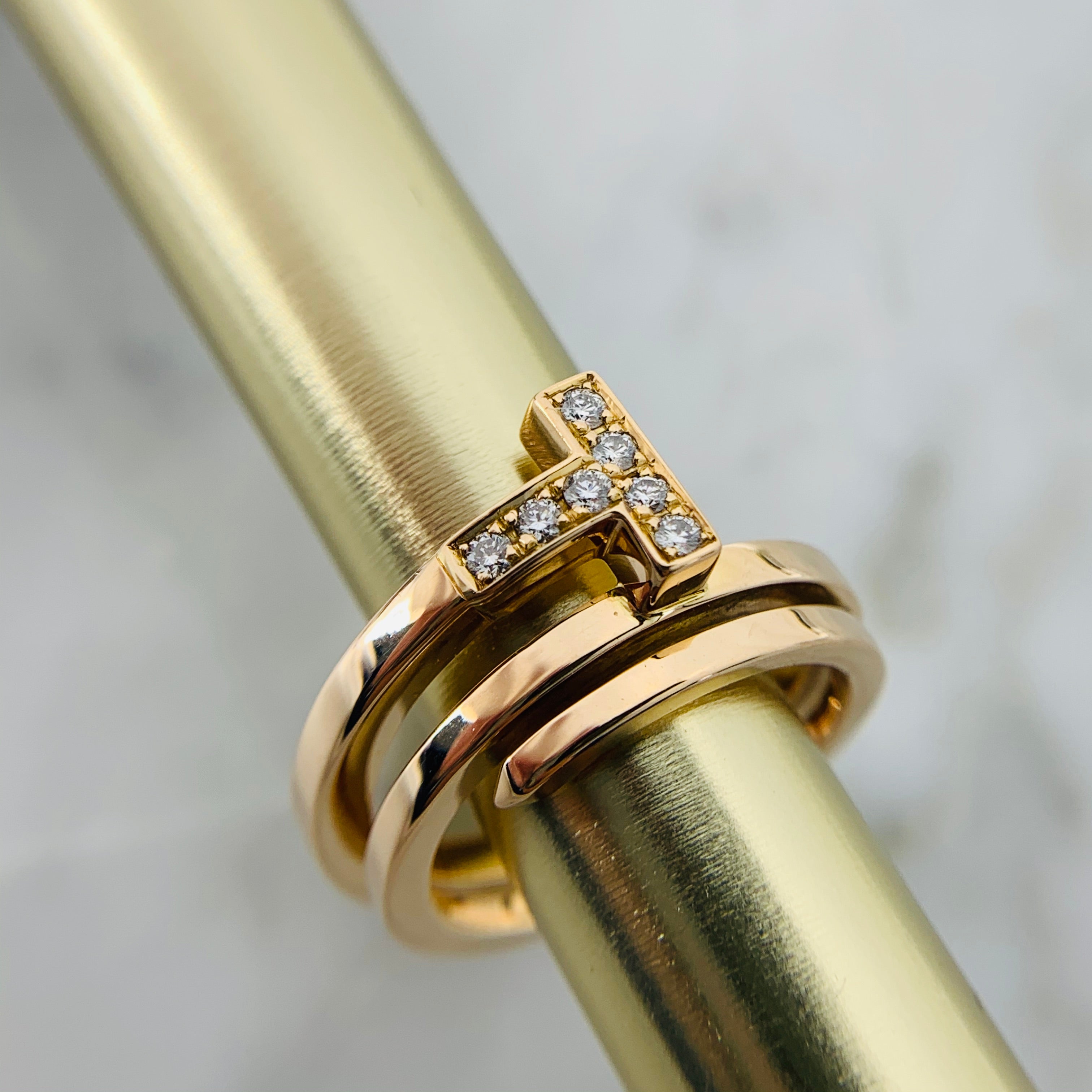 Tiffany T Diamond Square Wrap Ring