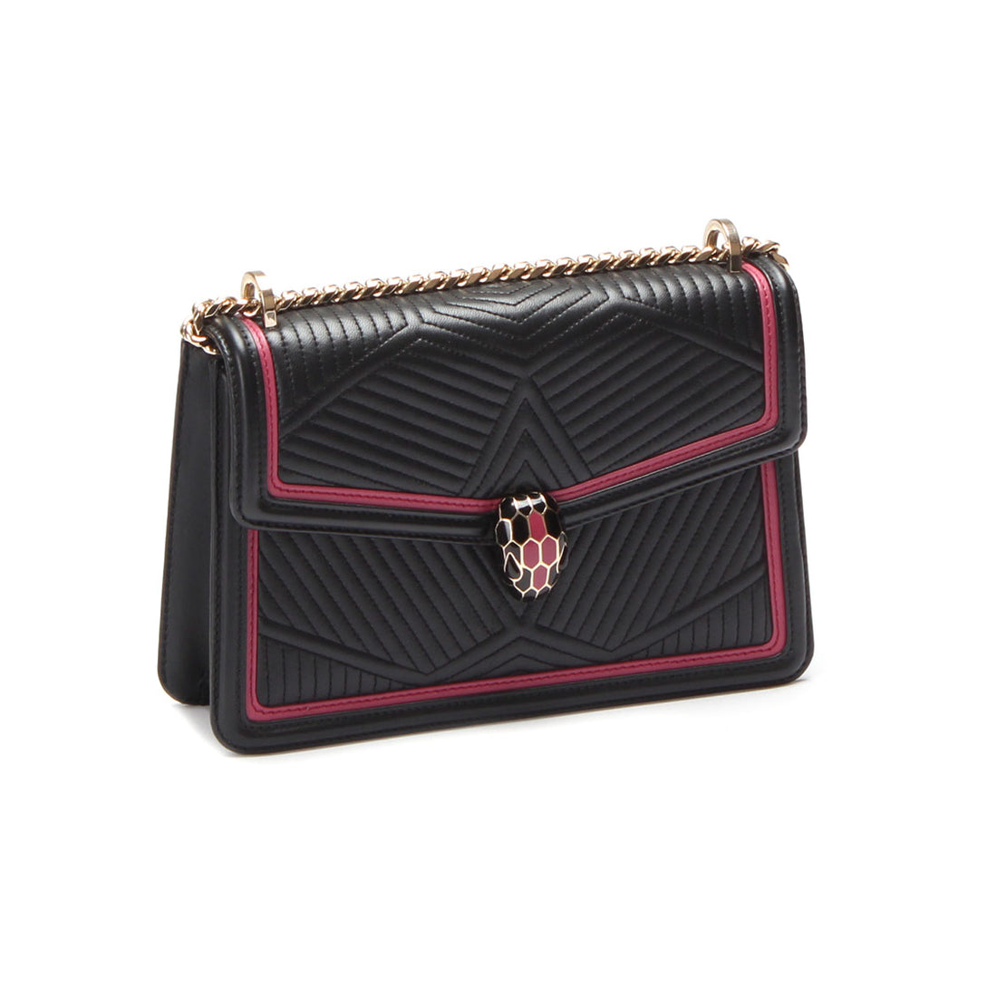 Serpenti Forever Diamond Blast Flap Bag 286626