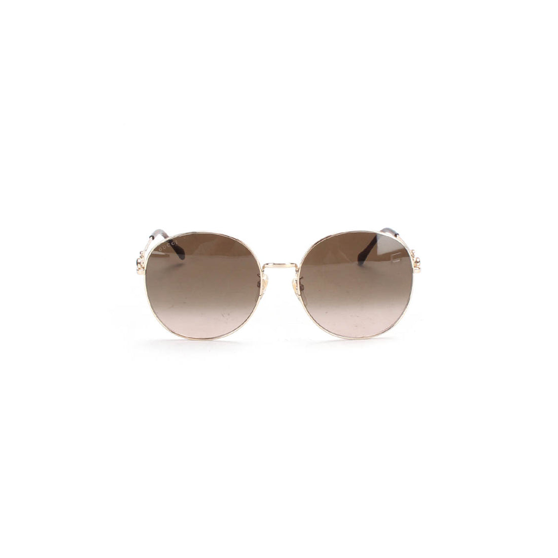 Horsebit Round Sunglasses