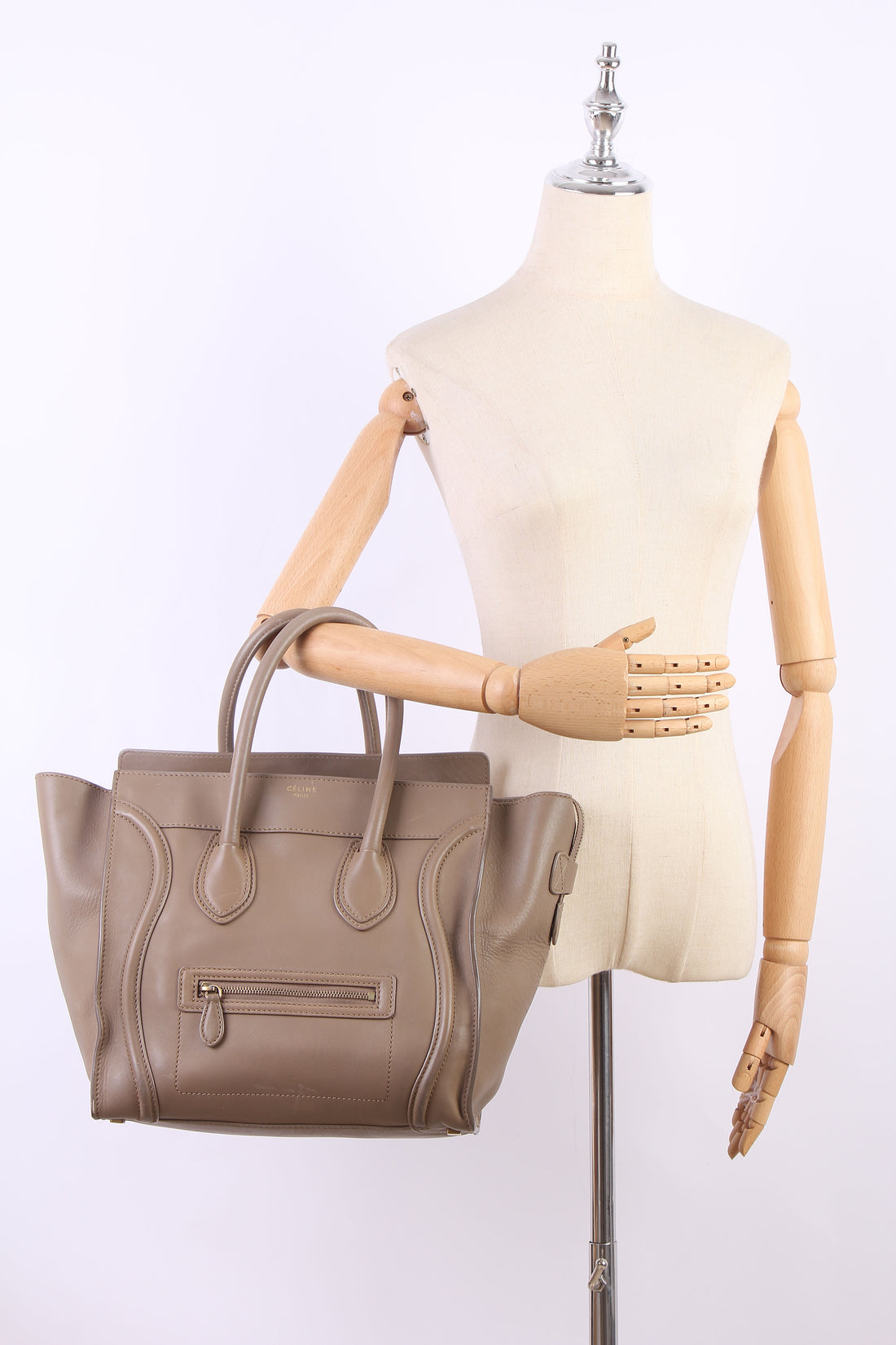 Leather Luggage Tote Bag