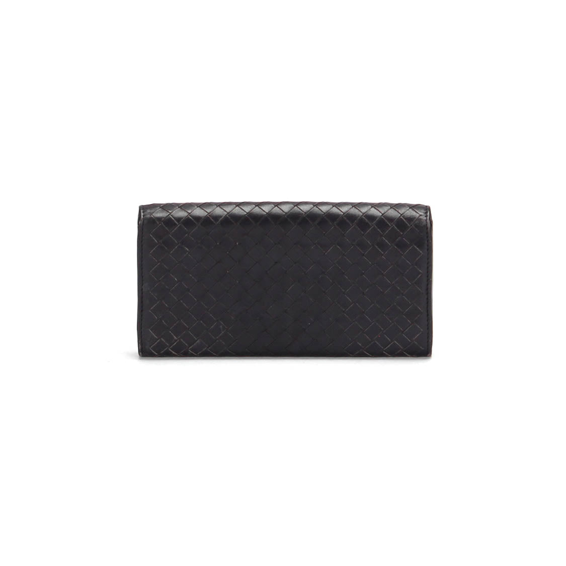 Intrecciato Leather Long Wallet