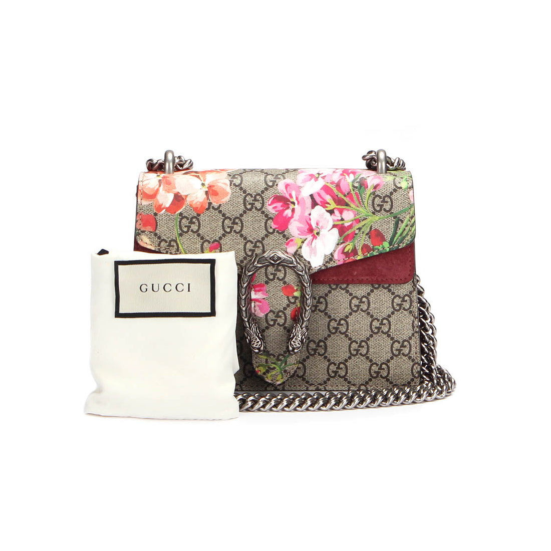 Mini GG Supreme Blooms Dionysus Shoulder Bag 421970