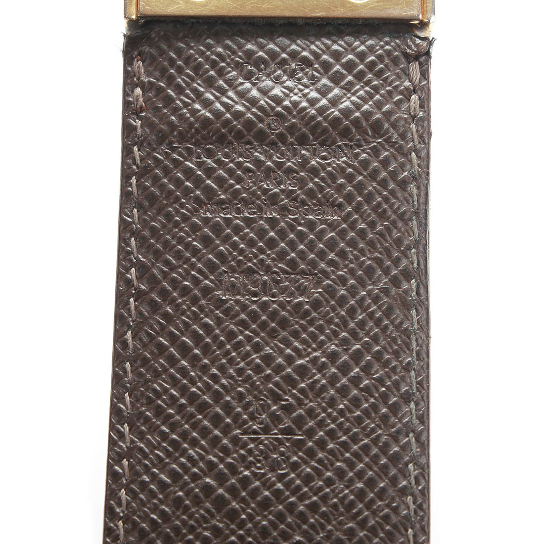 Damier Ebene Inventeur Belt M9677