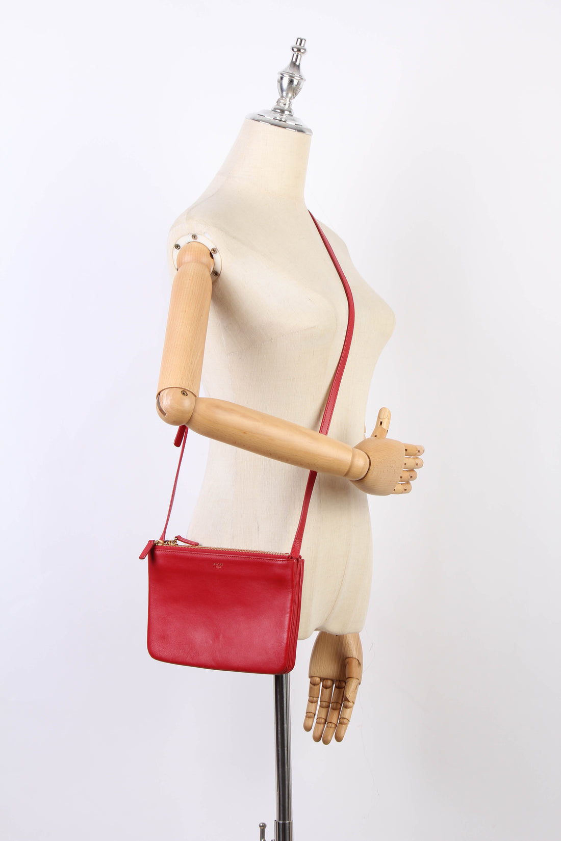 Trio Leather Crossbody Bag