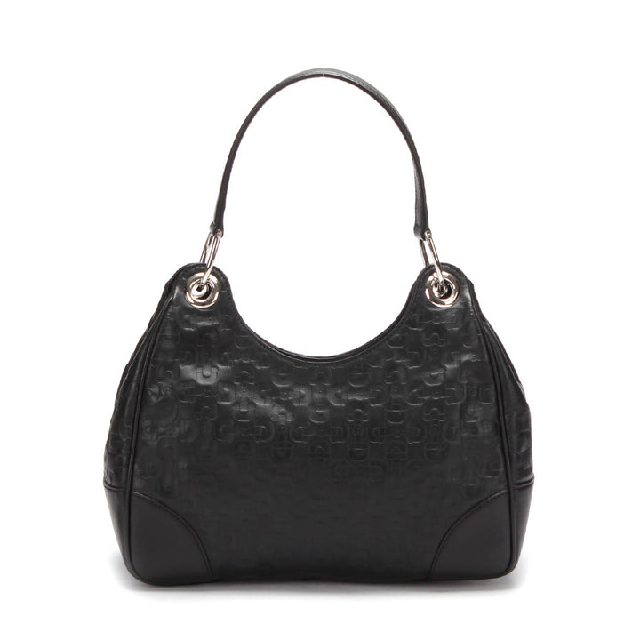 Horsebit Embossed Leather Bag 257265