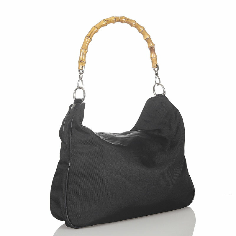 Bamboo Nylon Shoulder Bag