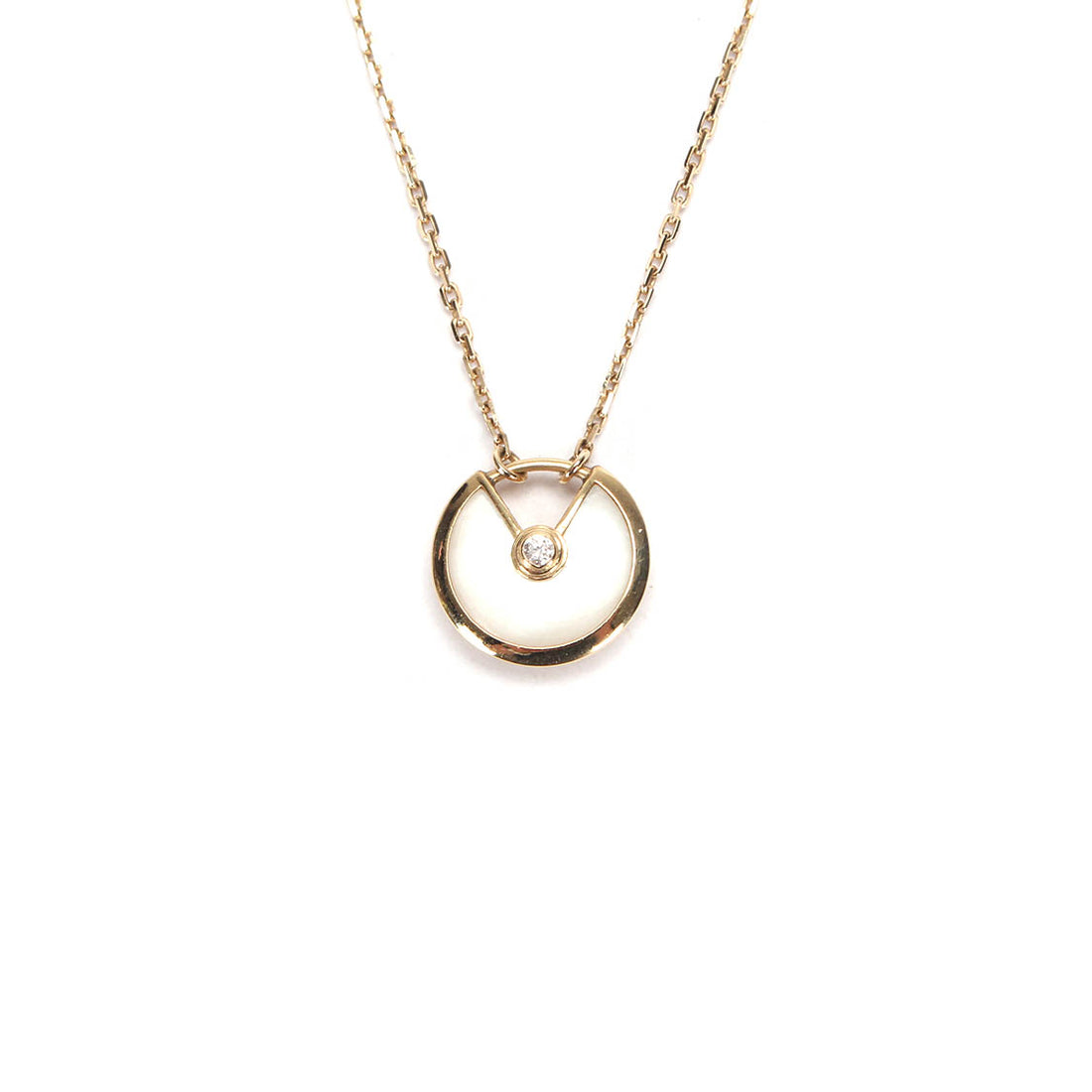 XS Mother of Pearl Amulette de Cartier Necklace