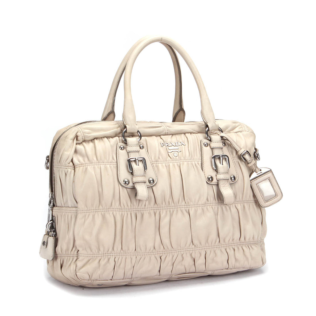 Nappa Gaufre Shoulder Bag