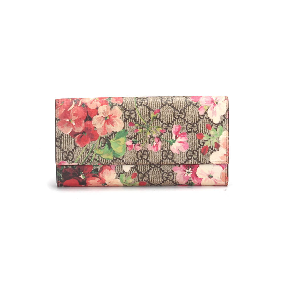 GG Supreme Blooms Continental Wallet  410074