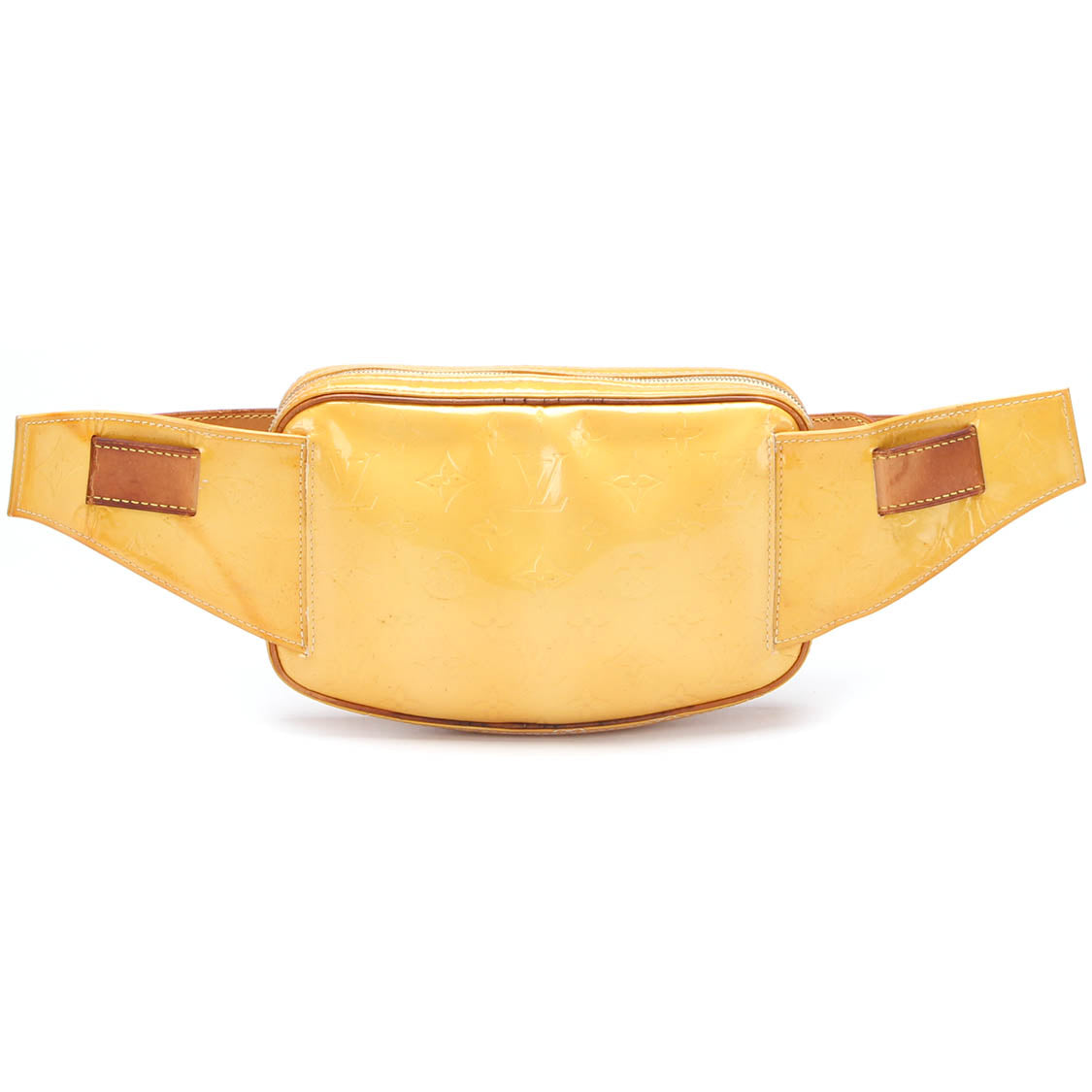 🛑Louis Vuitton Fulton Vernis Monogram Fanny Pack Belt Bag, Luxury