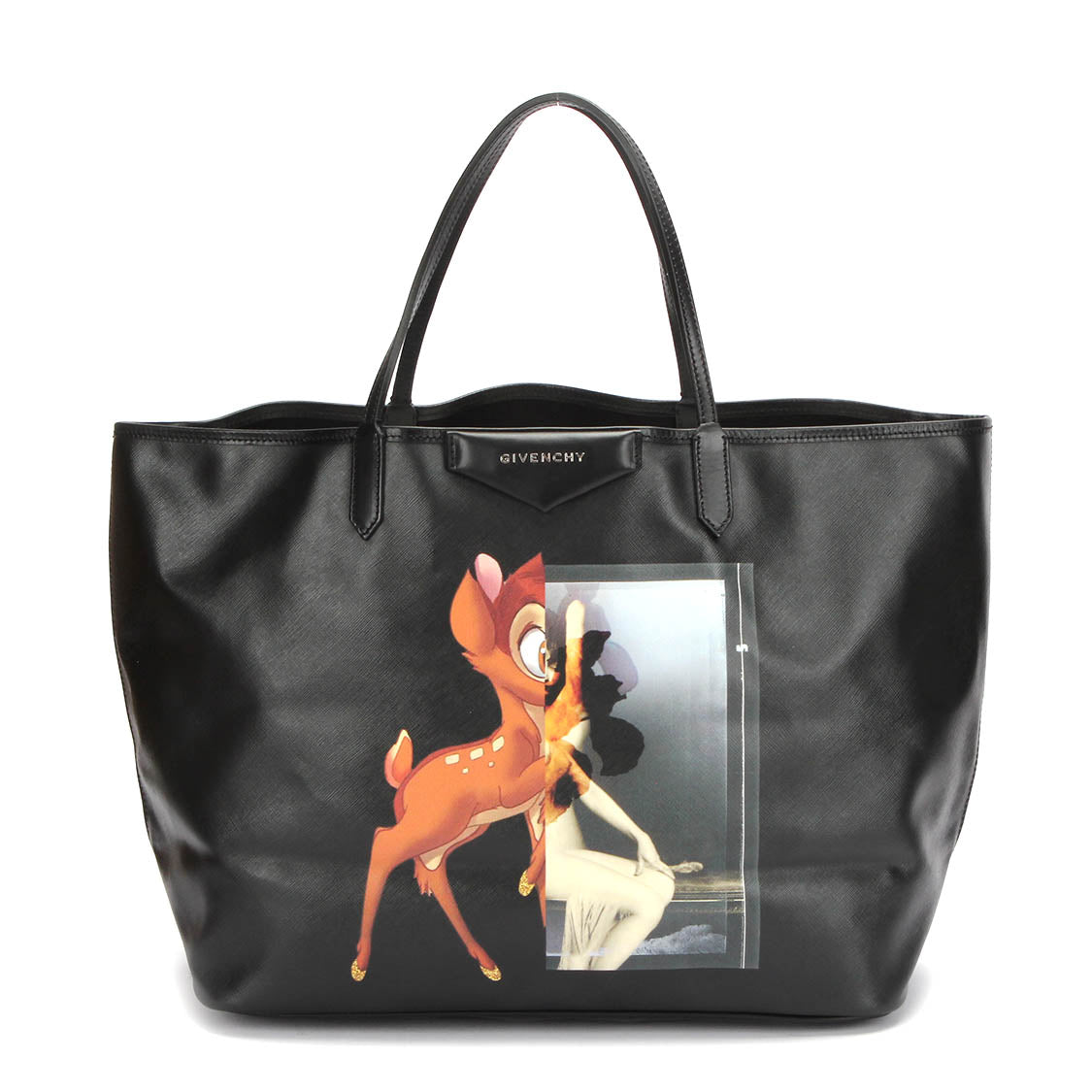 Givenchy Bambi Antigona Leather Tote Bag Leather Shoulder Bag in Excellent condition