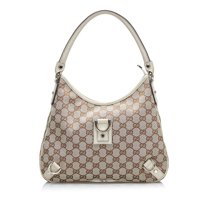 GG Canvas Abbey D-Ring Hobo Bag 130738