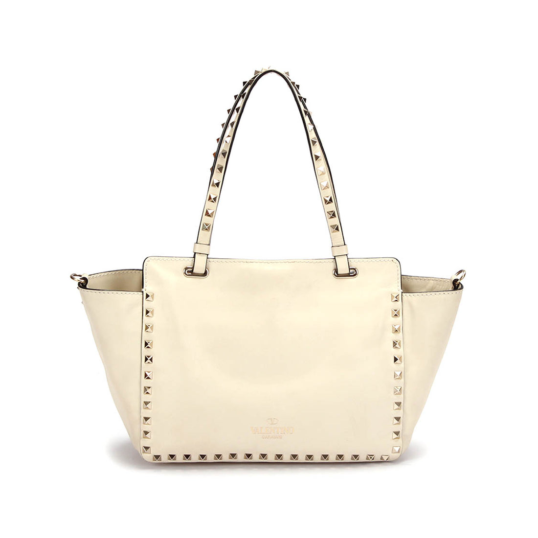 Leather Rockstud Tote Bag