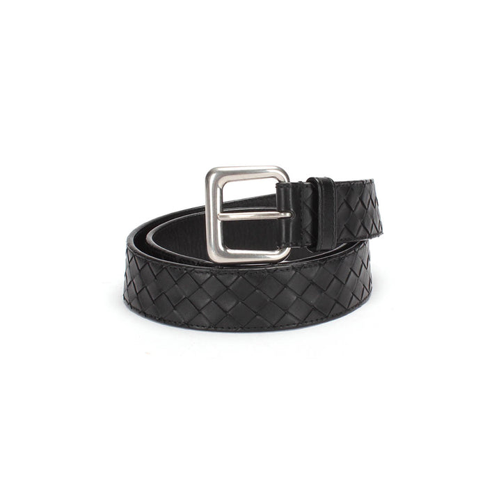 Intrecciato Leather Belt