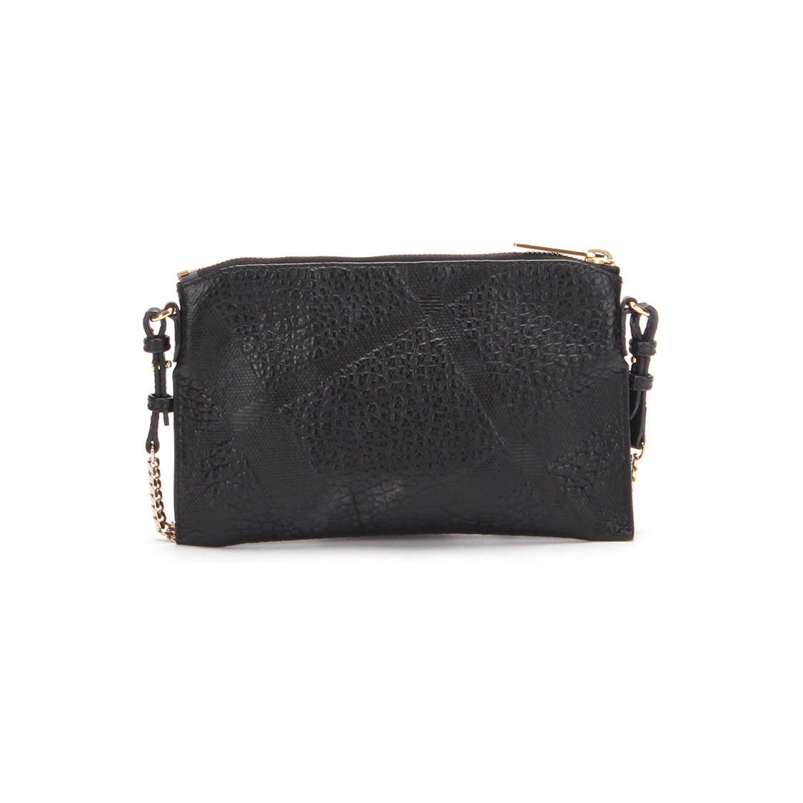 Embossed Leather Crossbody Bag