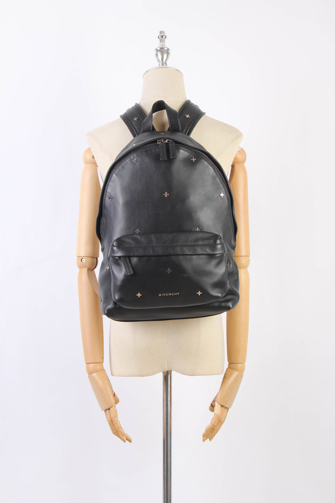 Studded Leather Backpack