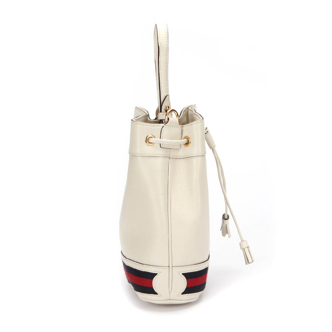 Small Ophidia Leather Bucket Bag 610846