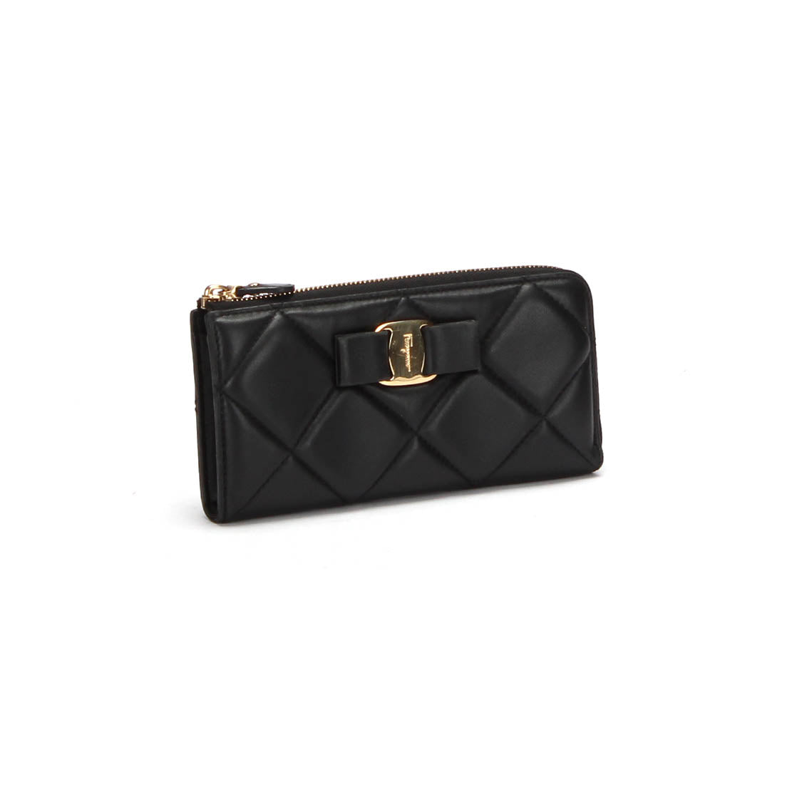 Miss Vara Bow Quilted Leather Wallet