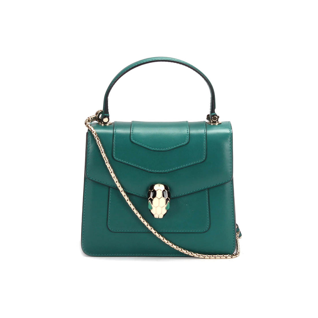 Serpenti Forever Leather Crossbody Bag