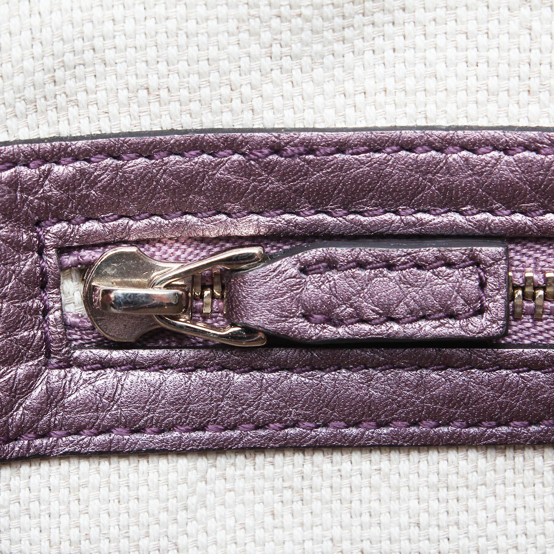 GUCCI Soho Small Pebbled Leather Shoulder Bag Metallic Purple 336751