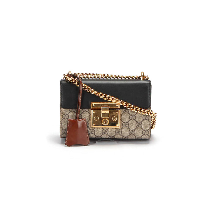 Small GG Supreme Padlock Shoulder Bag 409487