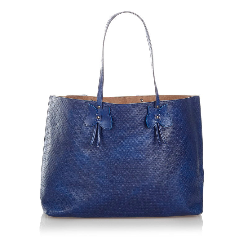 Butterfly Leather Tote Bag