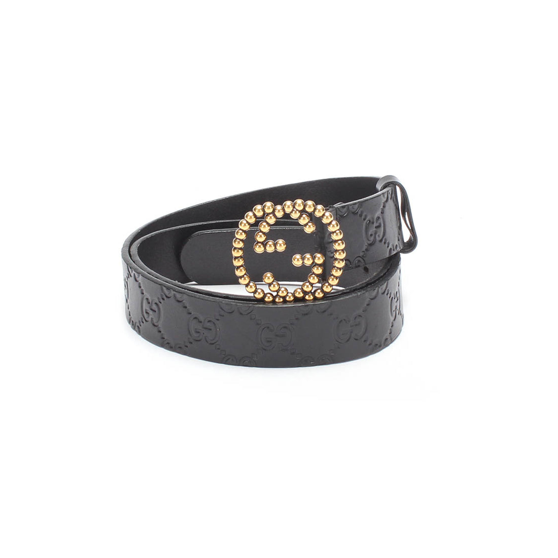 GG Signature Studded Interlocking G Belt 282323