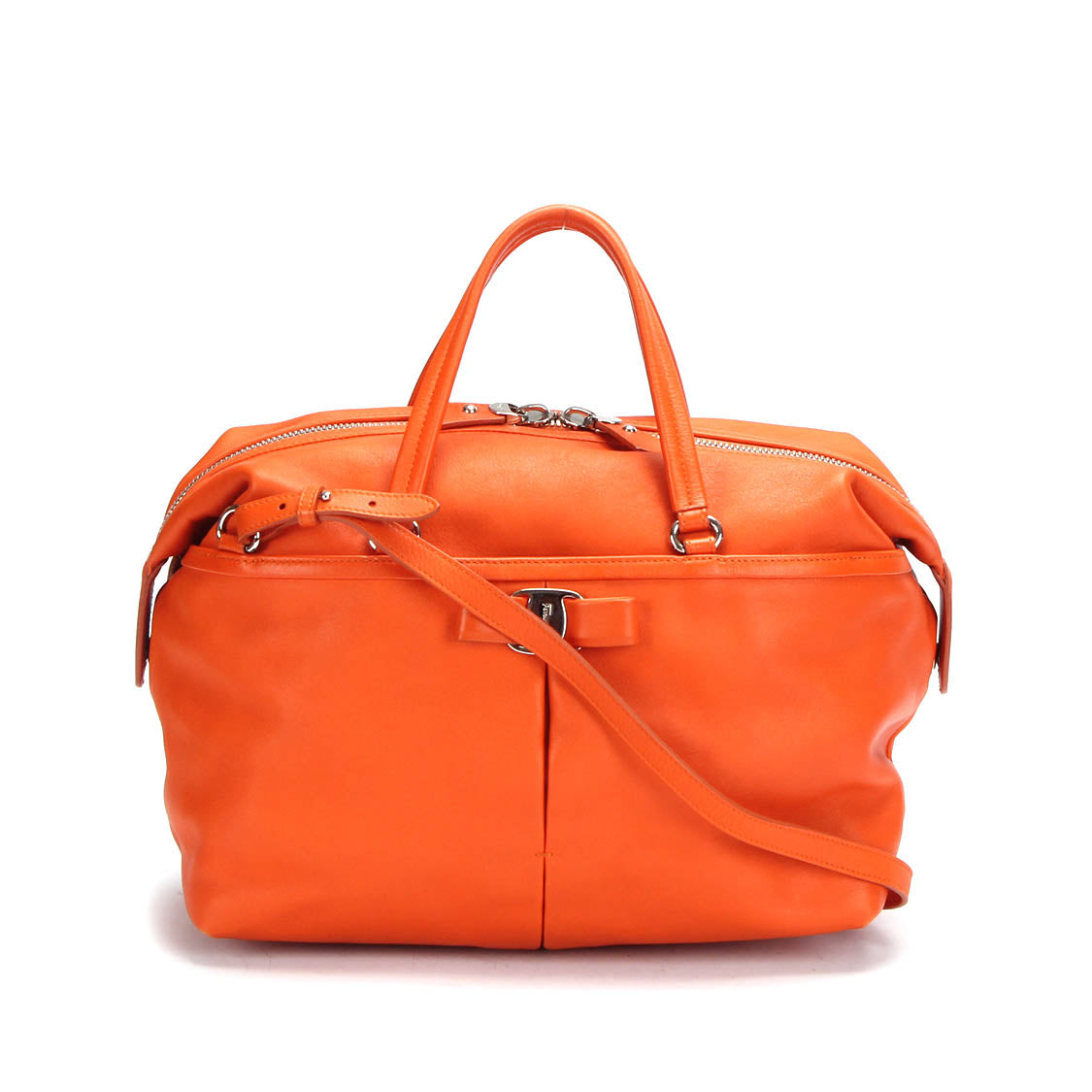 Vara Bow Leather Shoulder Bag
