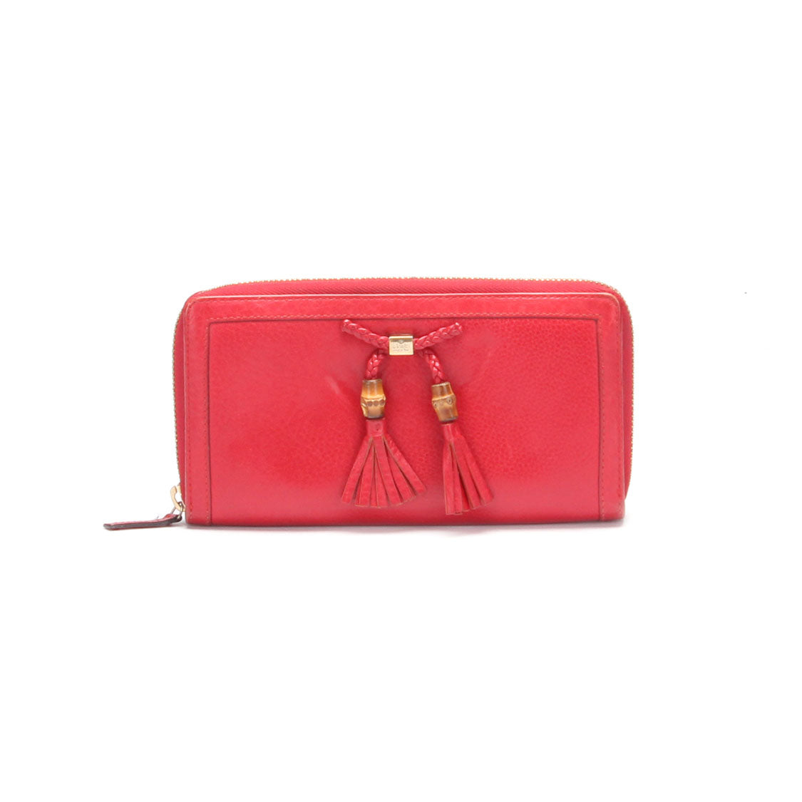 Bamboo Tassel Leather Continental Wallet 269991