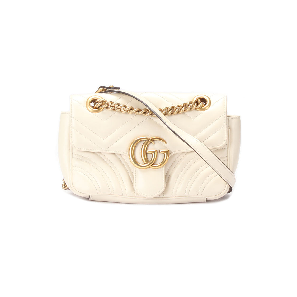 Mini GG Marmont Leather Shoulder Bag 446744 – LuxUness