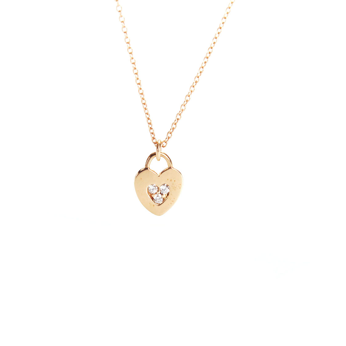 Tiffany Rock Heart Pendant项链750