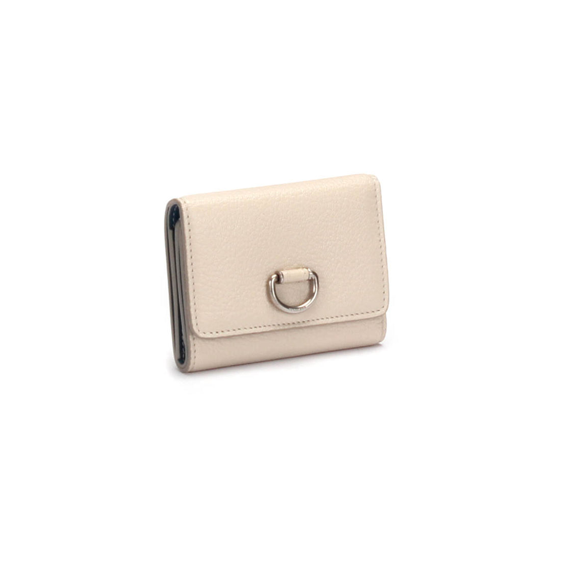 D-Ring Leather Small Wallet