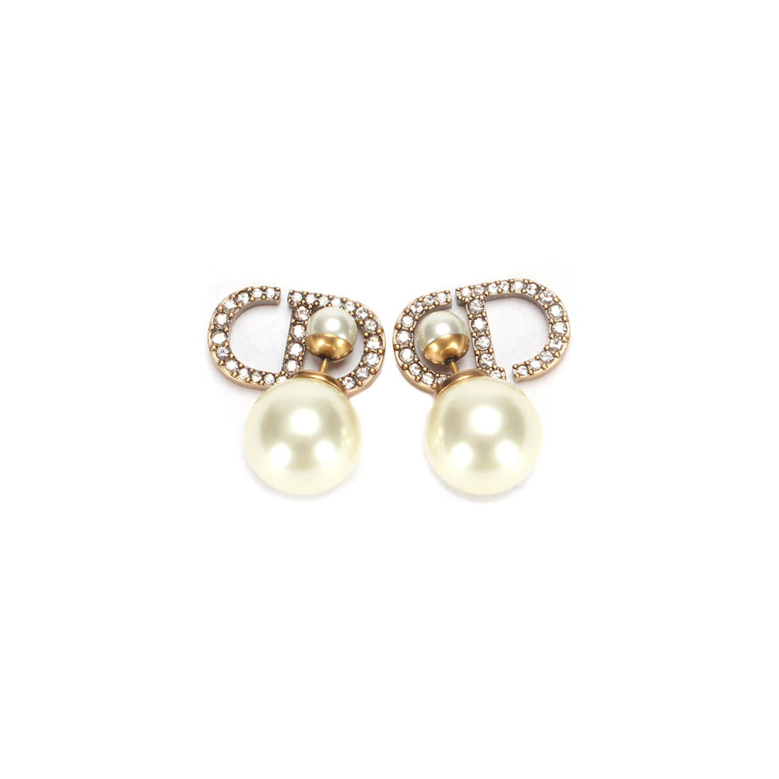 CD Faux Pearl Earrings