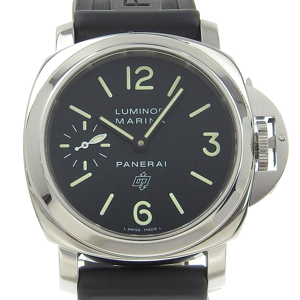 Panerai "Luminor Marina" Women's Manual Wristwatch in Stainless Steel with Rubber Strap  PAM00632