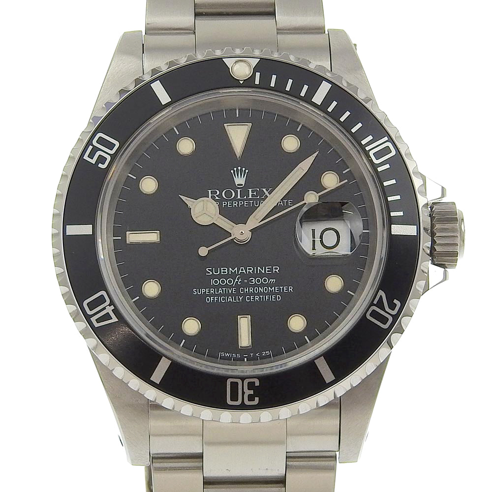 Rolex Submariner X serial number Stainless Steel Automatic Men's Wristwatch - A Rank 16610.0