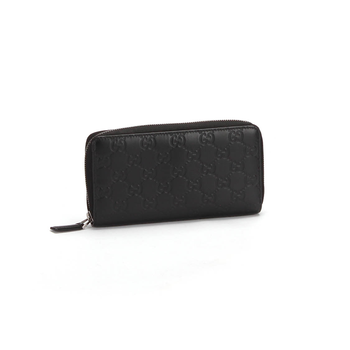 GG Supreme Leather Zip Around Wallet 431194