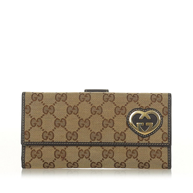 Lovely GG Canvas Long Wallet 245723