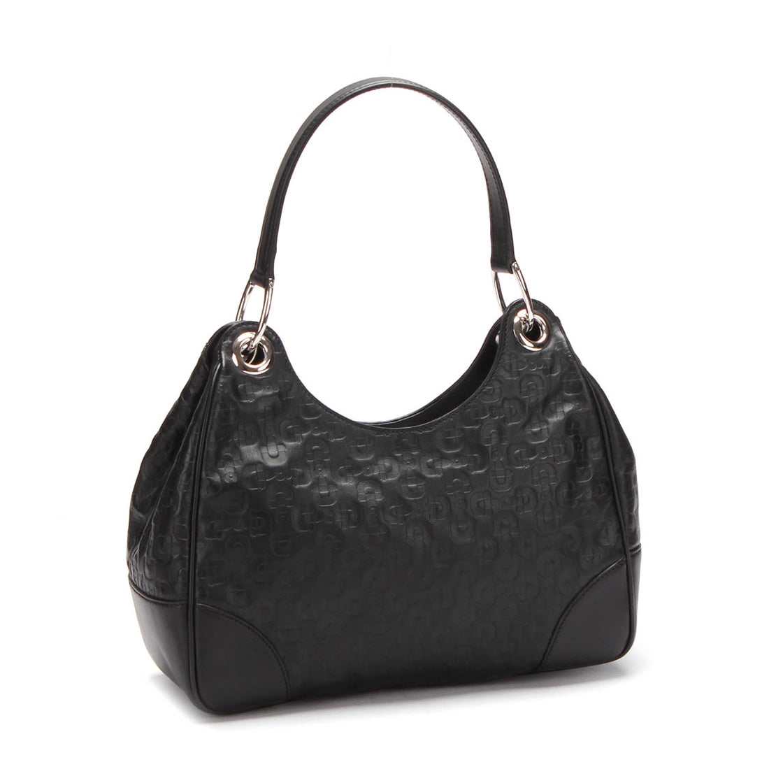 Horsebit Embossed Leather Bag 257265