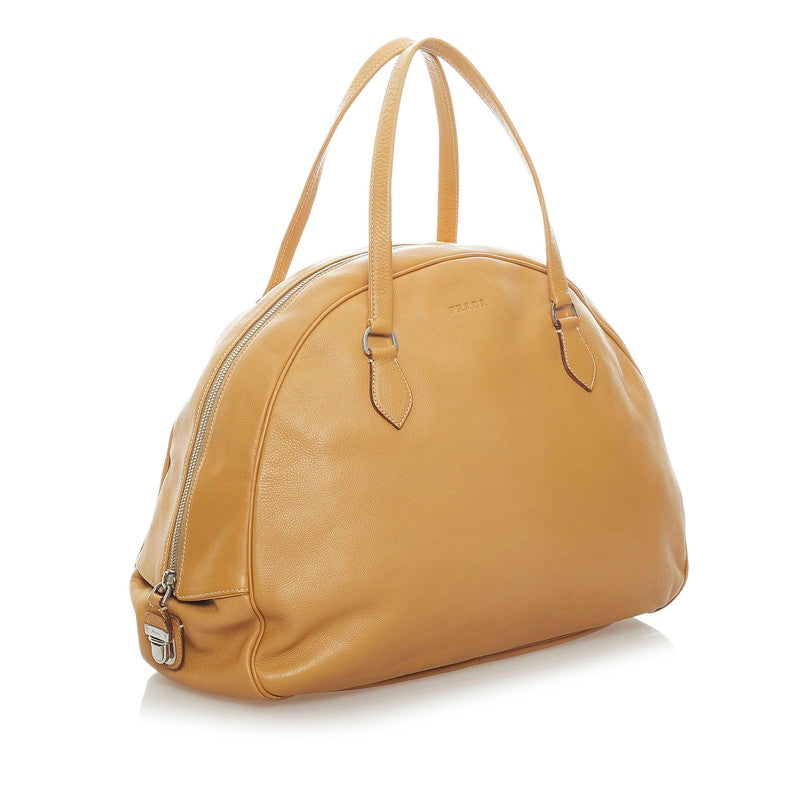 Leather Dome Handbag BN1010